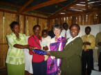 The three ladies with me at Temso Church rarely miss a Bible study session and have been a great help and encouragement to me.